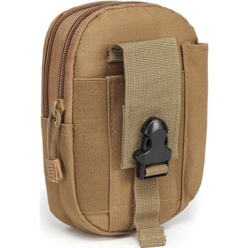 Tactical Camouflage 6'' waist bag Outdoor Molle phone magazine pouch