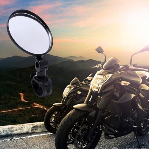 Universal bicycle 360-degree rotatable wide-angle riding accessories bicycle mirror road bike rearview motorcycle bike moun U4R6