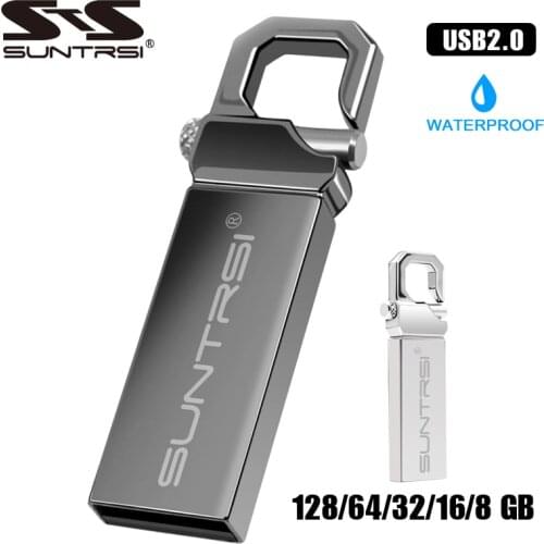 Suntrsi USB Flash Drive 64G 32gb pendrive16g 8G 128G Pen drive флешка waterproof usb флэш-накопители 2.0 memory stick gift