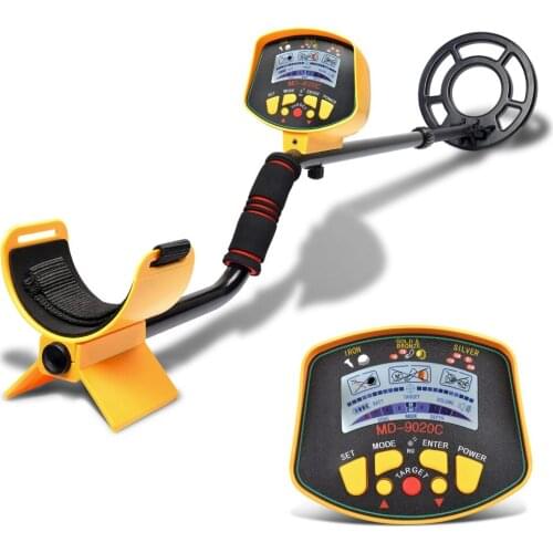 LCD Display High Sensitivity Professional Underground Metal Detector MD-9020C Treasure Hunter Gold Digger
