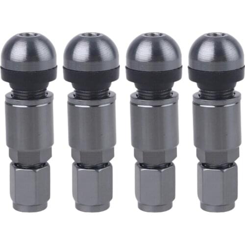 4 Pcs Universal Car Tubeless Aluminum Alloy Air Bicycle Tire Valves Stems
