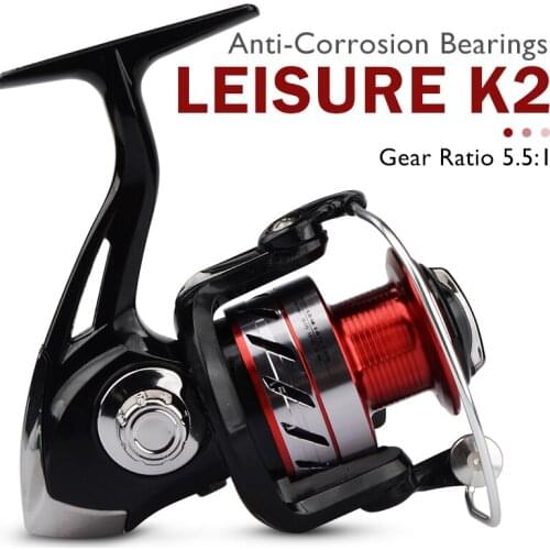 5.5:1 Fishing Reel 2000 3000 4000 5000 Spinning Reel for Sea Saltwater Drag Power Carp Fishing Tackles