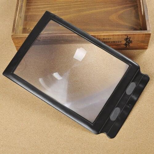 A4 Full Page 3x Reading Magnifier Ultrathin Computer Screen Big Lens Magnifying Glass