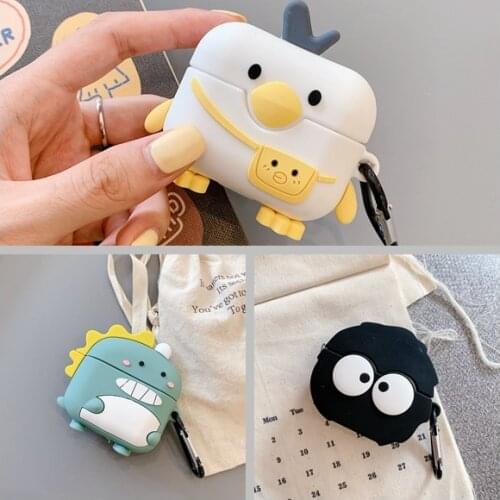 Headset Case for Edifier Tws 1 Cover funny Dinosaur cartoon duck silicone Earphone Case for Edifier TWS 1 cover protection case