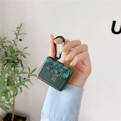 Ins summer plants hard cover for Apple Airpods Pro 1 2 case protective cover Bluetooth Wireless Earphone Case Charging Box case