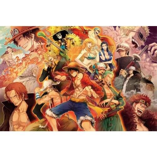 Wood Puzzle 1000 piece Children Adult Educational Toys Cartoon Anime One Piece Narutos DIY Jigsaw Puzzles Kids Christmas Gift