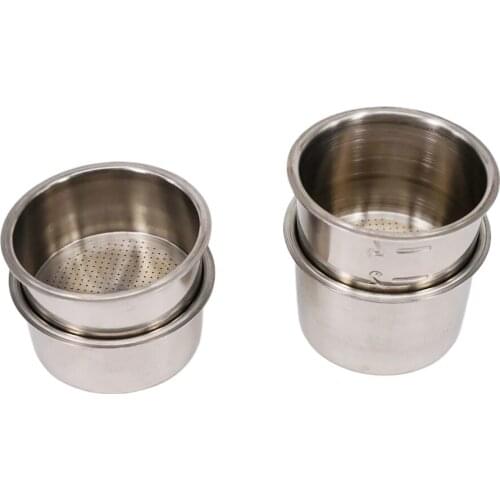 2/4Cup 51mm Coffee Filter Non Pressurized Filter Basket For Breville Delonghi Filter Krups Coffee Products Kitchen Accessories