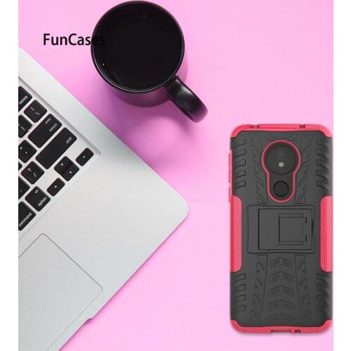 Hybrid Armor Cases For Motorola Moto G 7Power XT1955-1 Cases TPU Silicone Heavy Duty Covers For Moto G7Power 2019 Full Housing