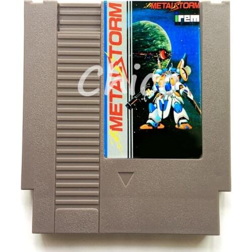 Metal Storm 72 Pins Game Card For 8 Bit Game Player