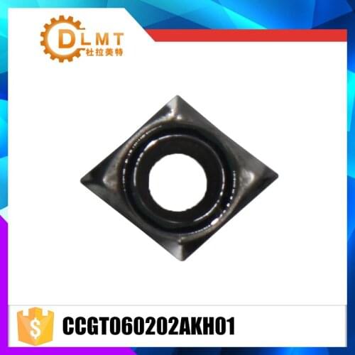 10pcs CCGT060202 AK H01 Carbide Aluminum Insert Turning Tool Cutter Cutting Tool CNC Tools for Aluminum CNC Machine
