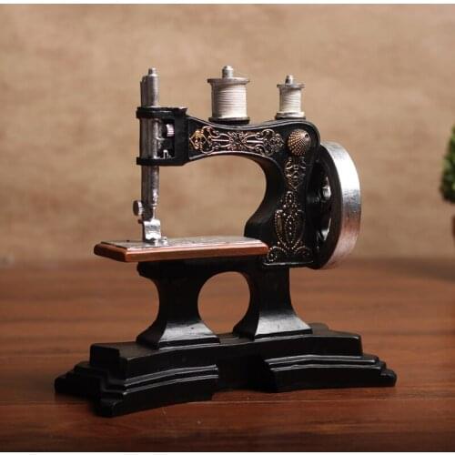 American Style Retro Creative Sewing Machine Model Decoration Clothing Store Restaurant Cafe Showcase Tool Decorations