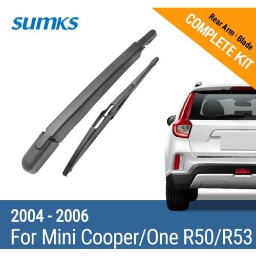 SUMKS Rear Wiper & Arm for Mini Cooper/One R50/R53 2004 2005 2006
