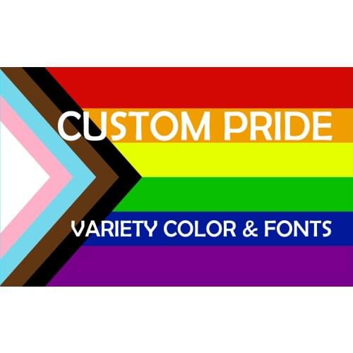 MOFAN Custom Progress Pride Flag Double Sided