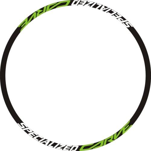 CARVE Mountain Bike 26"/27.5"/29" Rim Wheel Stickers Decals MTB Waterproof Replacemant Safe Protector 2 WHEELS