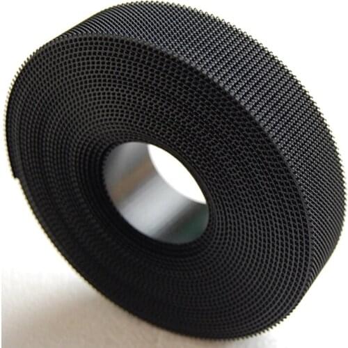 New High Quality 1" 25mm Width 10 Yards Black Hook Loop Tape Care For Children Kids Clothing Accesorries Fastener Hook
