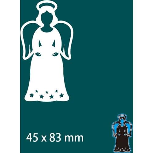 45*83/70*83mm 2pcs Angels New Metal Cutting Dies Scrapbooking DIY Album Paper Craft Embossing Stencil Decoration