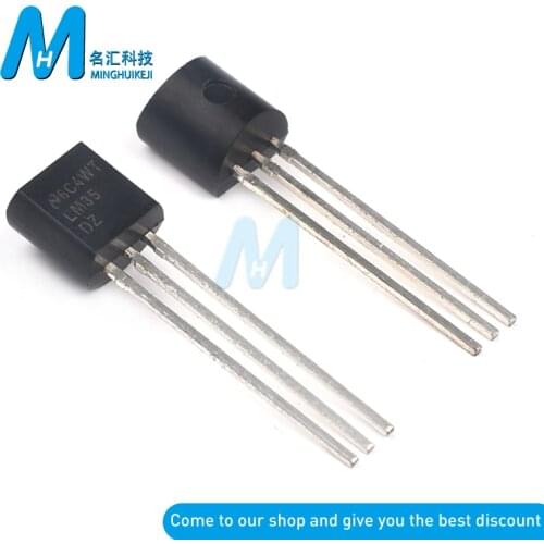 1pcs LM35DZ LM35 Precision Centigrade Temperature Sensors Integrated Circuit TO-92