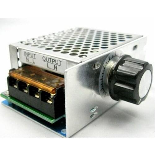 4000 W 220 V Ajuste SCR Voltage Regulator Controle de Velocidade Do Motor Dimmer Termostato