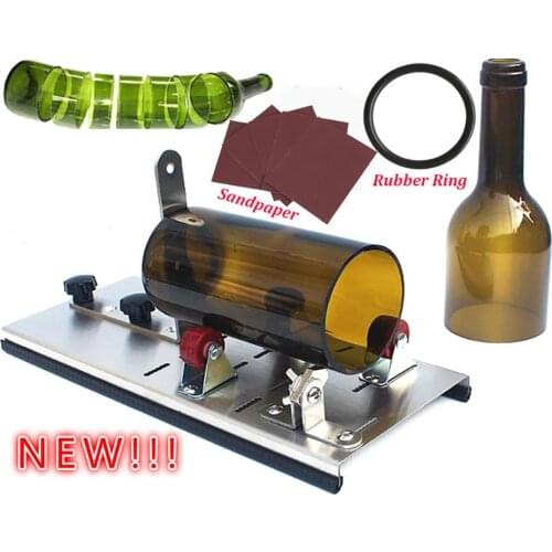 Glass Bottle Cutter Cutting Thickness 3-10mm Aluminum Alloy Better Cutting Control Create Glass Sculptures