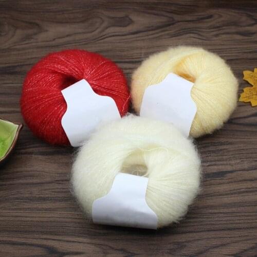 25G Mohair Wool Hand-Woven Young Mohair Fine Wool Woven Scarf Shawl Outer Wool Ball wool yarn knitting yarn knitting