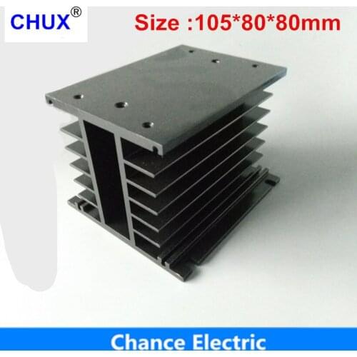 Solid State Relay Heating Radiator 105X80X80 mm be used for Three phase solid state relay 25A 40A (CX-E)