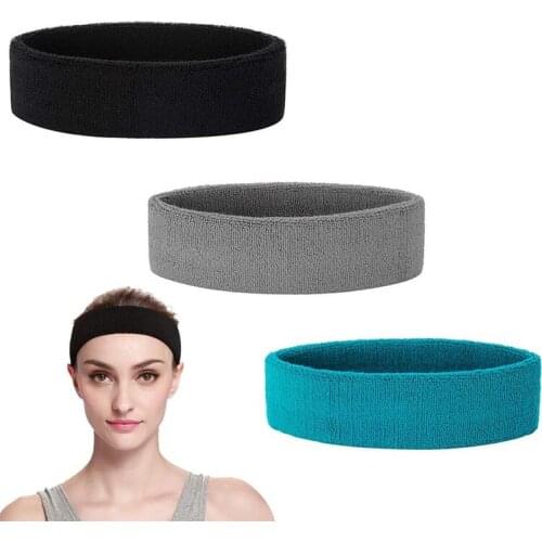 1Pc Yoga Sweatband Band Elastic Headband Sports Moisture Wicking Head Band Absorbing Head Band for Women
