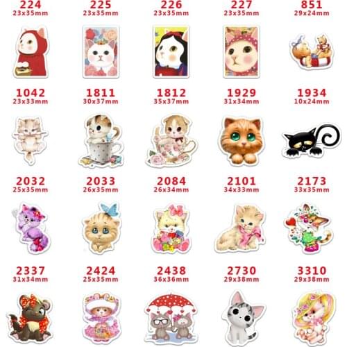 10 Pcs Cartoon Planar Resin Cabochons PR224