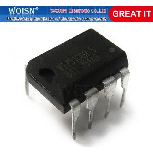 2pcs/lot WT751002 WT7510 DIP-8 In Stock