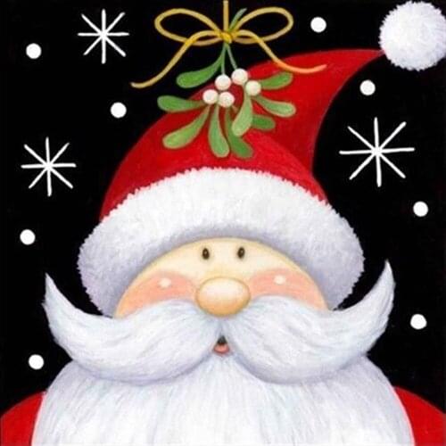 5D Diamond Painting Santa Claus Diamond Mosaic Christmas Diamond Embroidery Winter DIY Full Round Resin Cross Stitch Home Decor