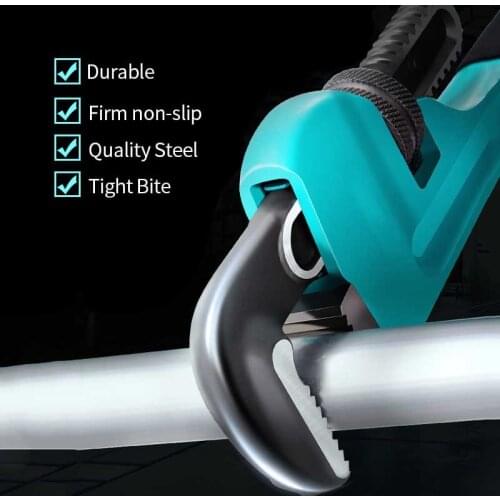 8-48 InchHousehold Pipe Pliers Universal Water Heating Wrench HIgh Carbon Steel Durable Heavy Duty Repair Dismounting Tools