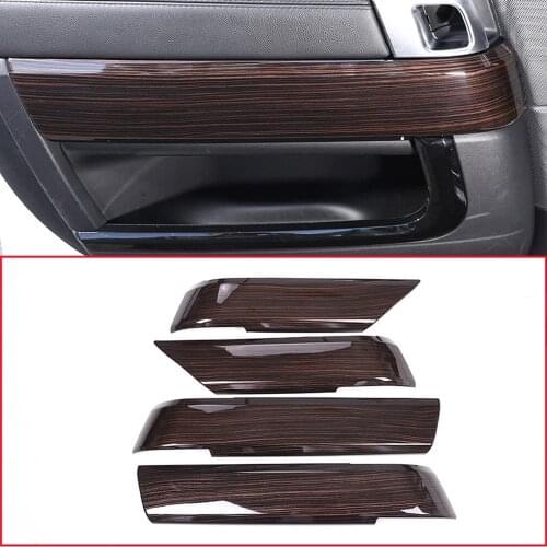 ABS Plastic Interior Door Decoration Panel Cover Trim For Land Rover RR Sport 2014-2020