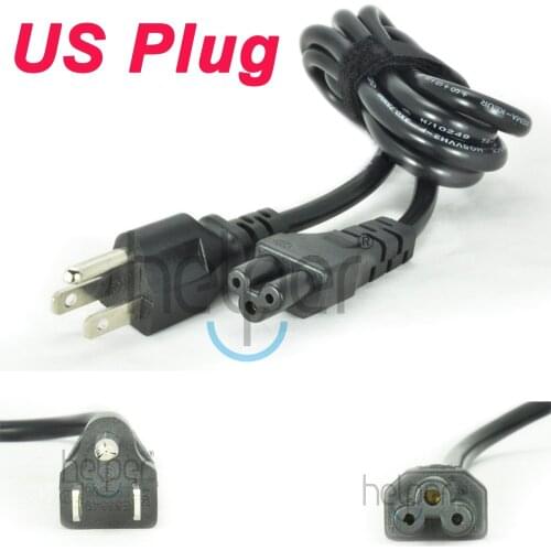 3 Prong US plug Laptop PC Adapter Power Cord Cable For samsung asus hp sony dell lenovo acer fujitsu toshiba Free Shipping