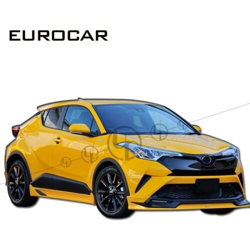 CH-R body kit for CHR 2doors coupe TD style bumper fenders PP material auto parts conversion