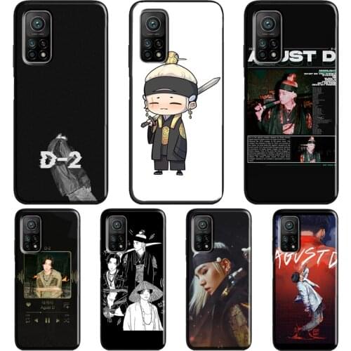 Agust D Suga King Kpop Case For Xiaomi Mi 11 Ultra 9 10 Lite Mi 10T Pro Note 10 Lite Cover For POCO X3 Pro M3 F3