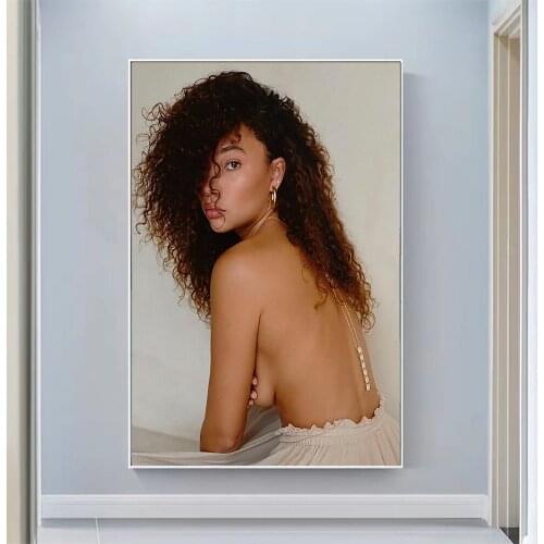 Ashley Moore Sexy Model Pretty Girl Swimsuit Pose Wall Silk Cloth HD Poster Art Home Decoration Gift