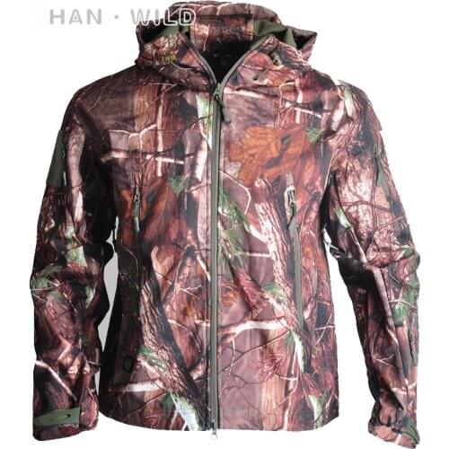 High Quality Lurker Shark Skin SoftShell V 4.0 Outdoor Clothing Military Tactical Hiking Jacket Waterproof Windproof Camouflage