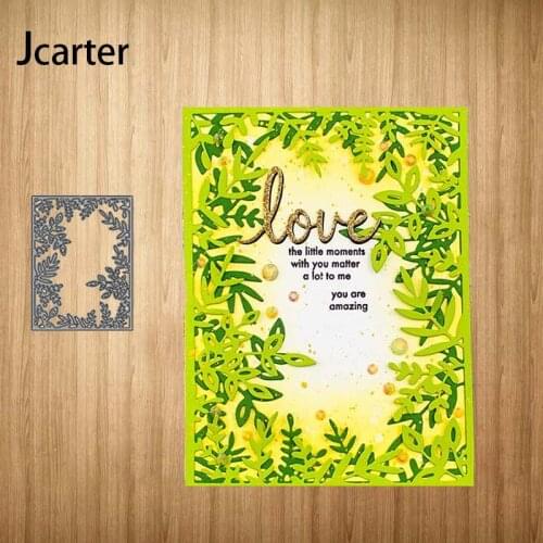 Branch Leaves Background Metal Cutting Dies Scrapbooking Craft Stencil Handmade Tools Make Album Model Mould Mold Decor Template