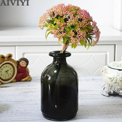 Artificial fruit berry hand Zao Luo fruit plastic green plant wall accessories decor home garden Christmas gift DIY wedding wall