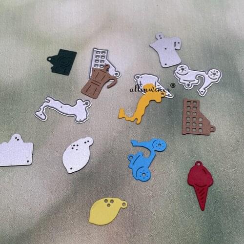 Italian vacation series Metal Cutting Dies for DIY Scrapbooking Album Paper Cards Decorative Crafts Embossing Die Cuts