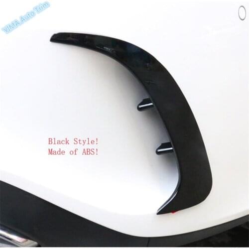 Lapetus Auto Styling Rear Trunk Bumper Fog Lights Lamp Cover Trim ABS Fit For Mercedes Benz A Class V177 A200 A220 Sedan 2019
