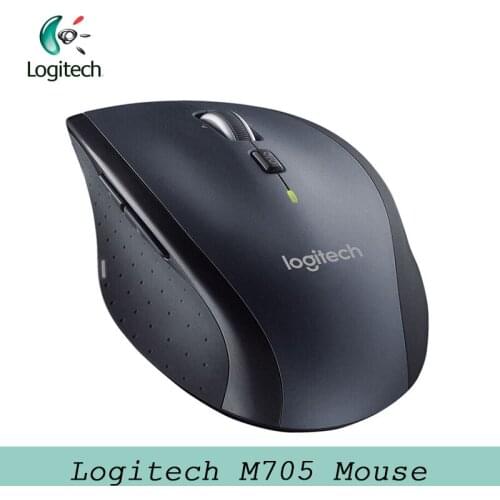 Original Logitech M705 Laser Wireless Mouse Support Official Verification with 2.4GHz Wireless 1000dpi for Windows 10/8/7