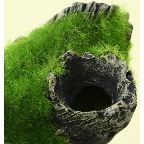 Resin Mountain Aquarium View Fish Play Tree House Hole Cave Decor For Fish Tank Aquarium Ornament decoration