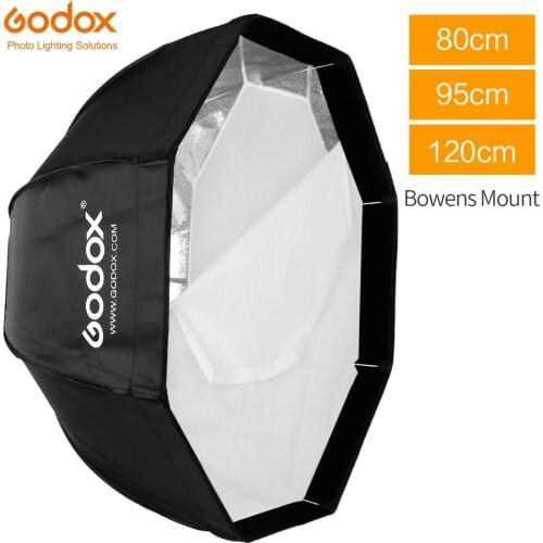 Godox SB-UE 80cm 31.5in Portable Octagonal Umbrella Softbox with Bowens Mount for Godox Studio Flash DE300 DE400 SK300 SK400