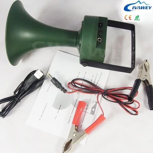 Timer on/off 182 sounds 35W hunting MP3 Bird caller hunting dove duck goose bait decoy caller hunting bird mp3 player