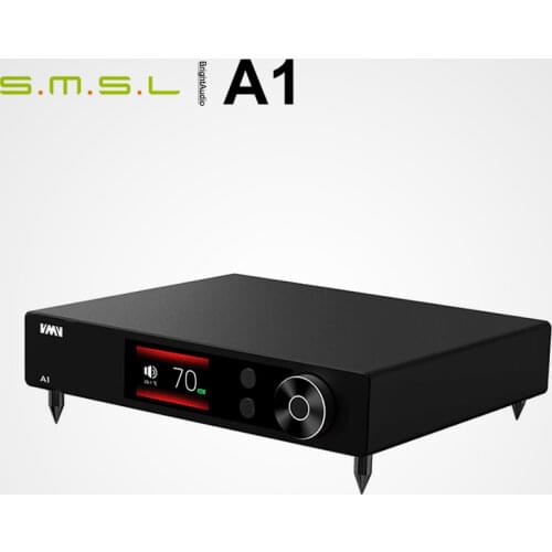 SMSL A1 High Resolution Power Amplifier AMP Small Delicate Class A Amplifier Volume control chip PGA2311
