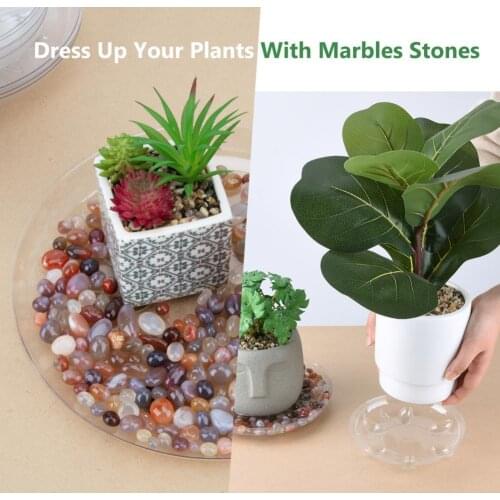 20Pcs 6/8/10/12 inches Plant Saucer Eco-friendly Anti-deform PET Flower Pot Drip Tray Home Garden Recyclable Flower Pot Saucer