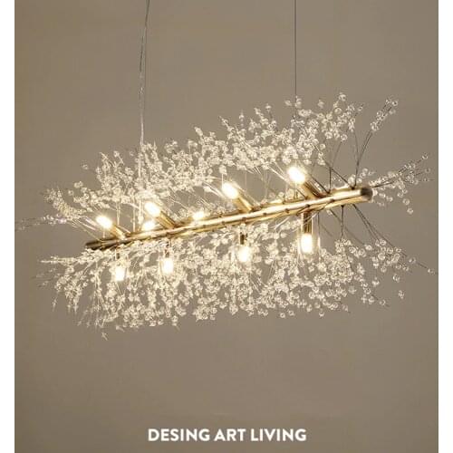 Modern G9 Chandeliers Lighting Nordic Dandelion Suspension Hanging Lamps Living Dining Room Bedroom Luxury Fixtures Luminaire