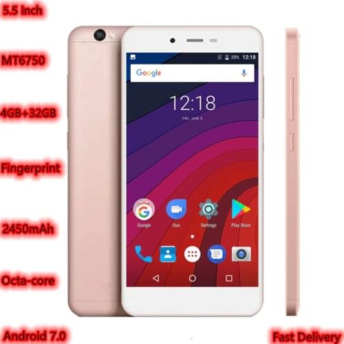 5.5 Inch U17 3G/4G Smart mobile phones Dual SIM Cards 4GB+32GB Android 7.0 MT6750T Octa-Core 1920*1080 pixels Capacitive screen