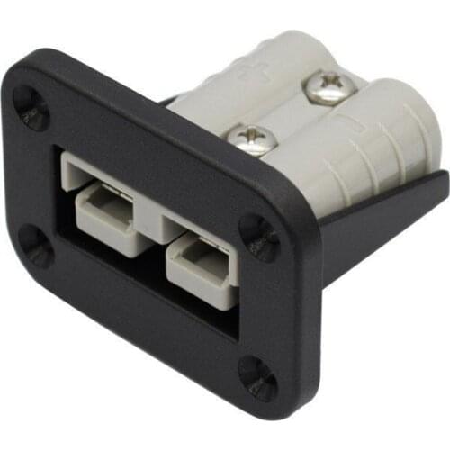 Flush Mount 50 Amp Anderson Plug Mounting Bracket Panel Cover for Caravan Camper Boat Truck