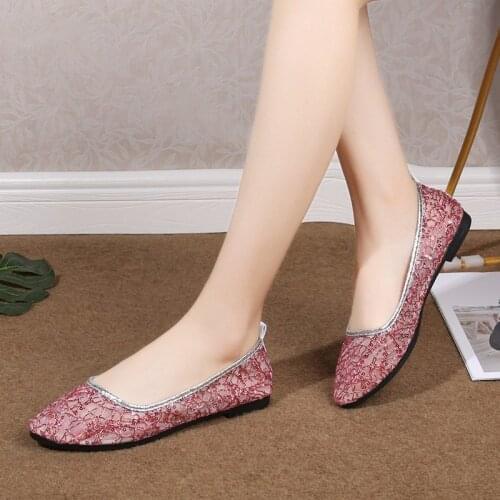 2021 Summer Autumn Women Flat Shoes Ladies Comfortable Casual Flats Womens Shoes Leisure Hollow Breathable Shoes Size:35-40